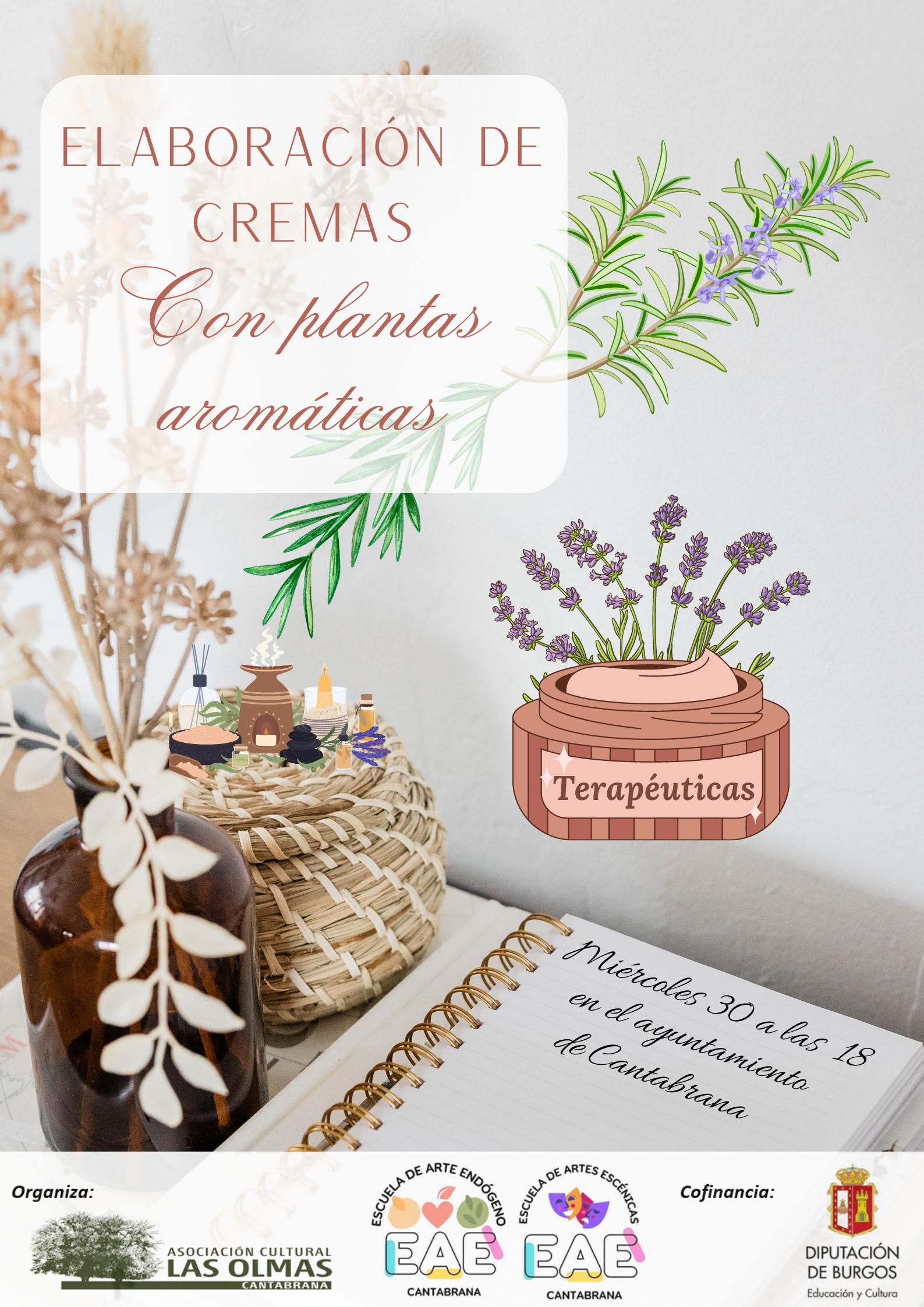 cartel de elaboración de cremas