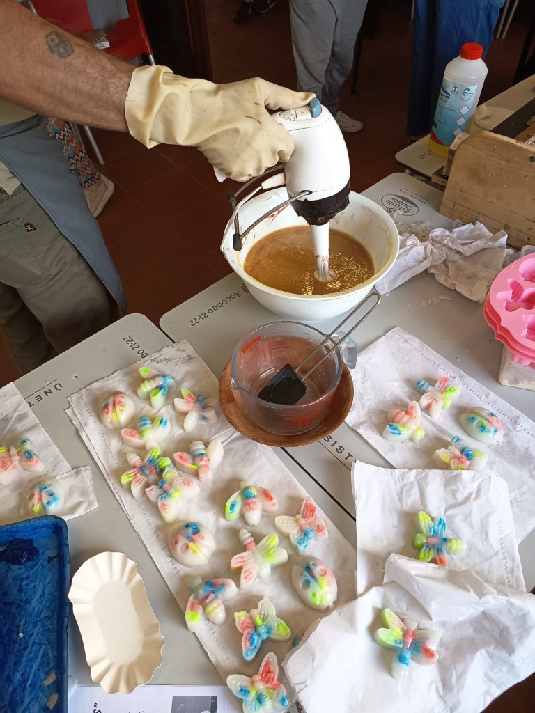 Taller de fabricación de jabones