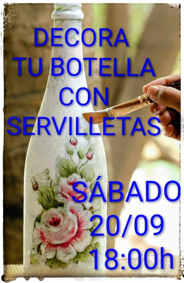 Taller de decoración de botellas